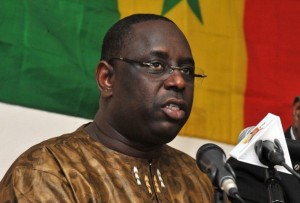 Senegalese opposition leader Macky Sall