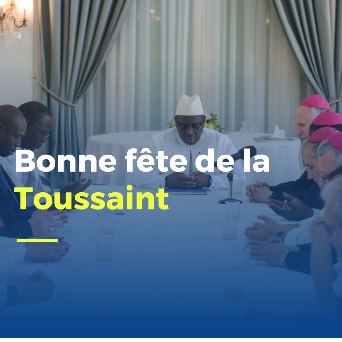 Toussaint Le President De La Republique Souhaite Une Bonne Fete A Toute La Communaute Chretienne Xalima Com