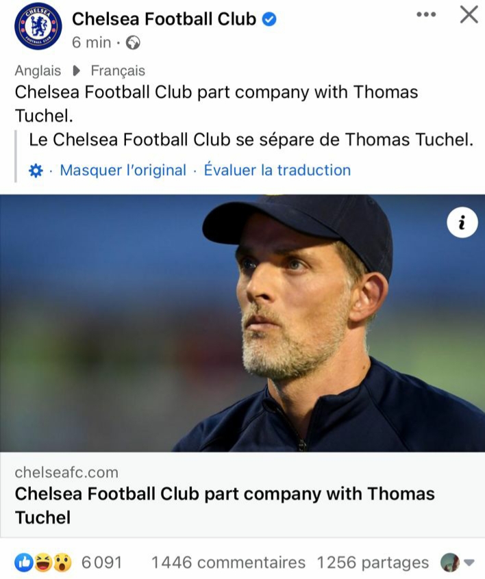 Football-Premier League : Chelsea A Viré Thomas Tuchel - Xalima.com